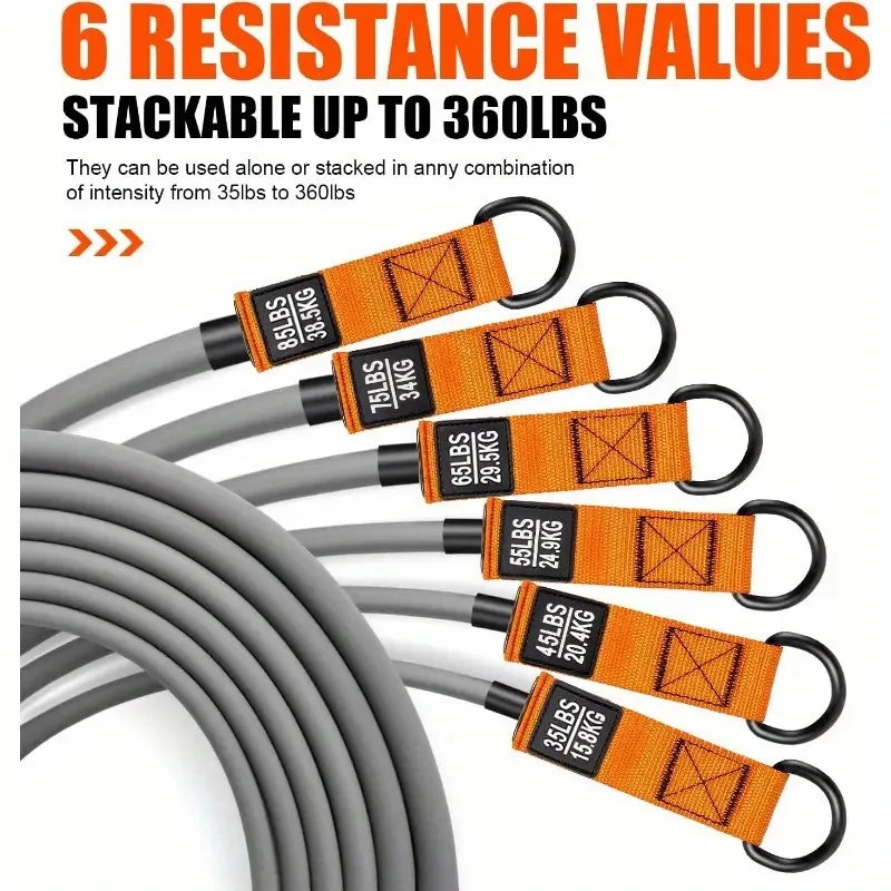 Resistance Strap with Handle: Used for Muscle Training