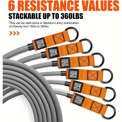Resistance Strap with Handle: Used for Muscle Training