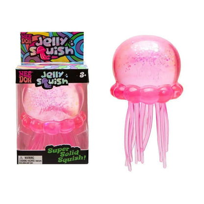Jellyfish and Cube Squid Toys Soft Jelly Squeezing Stress