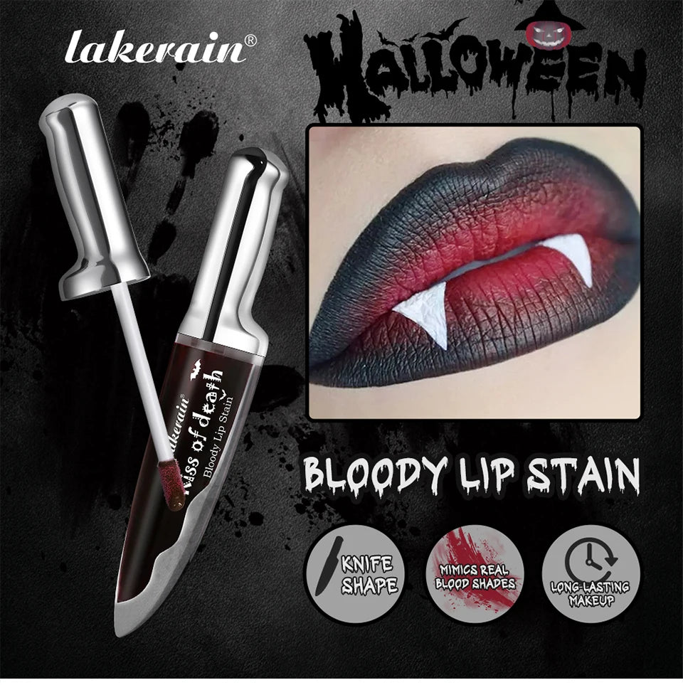 Lip Stain Kiss of Death Bloody Gothic Matte Long Lasting