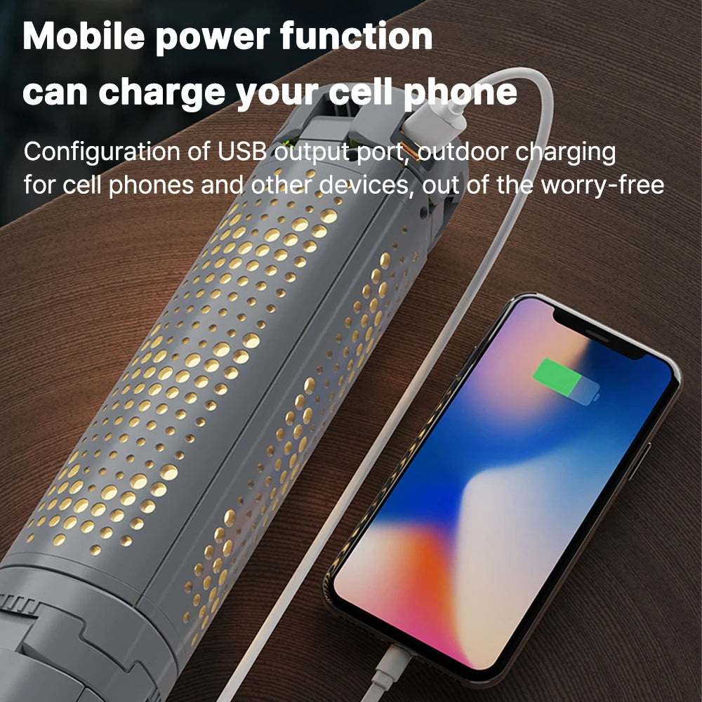 Rechargeable Outdoor Portable Hiking Camping Flashlight