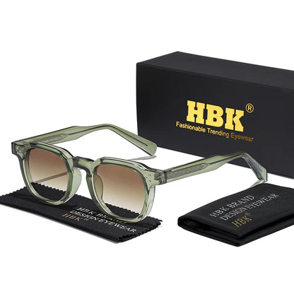 HBK New Square Retro Sunglasses Men Fashion