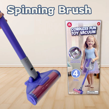 Kids Toy Vacuum Cleaner for Ages 3+ – Battery-Powered