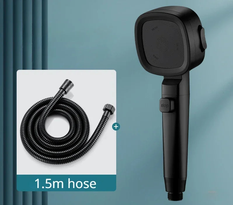 High Pressure Shower Head Water Saving 3 Modes Shower Heads