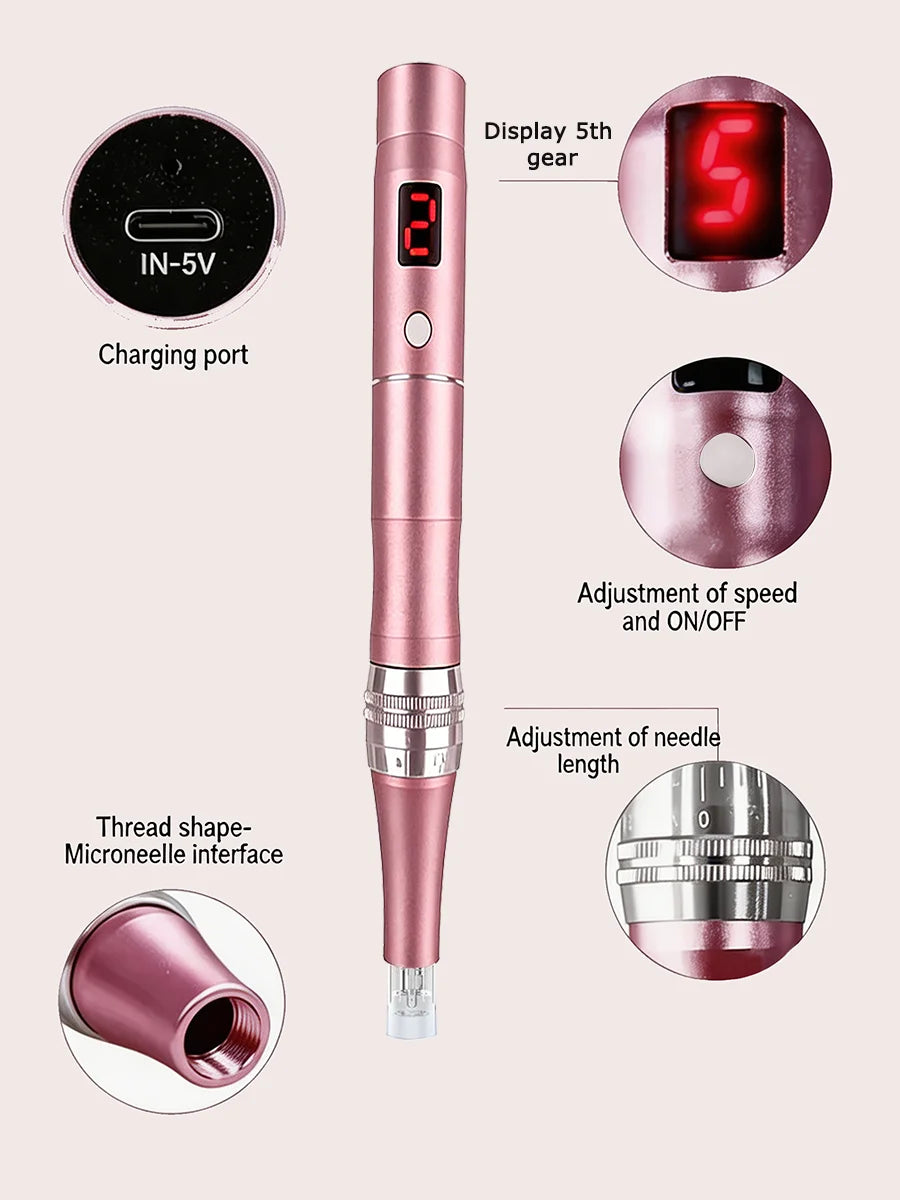 Rechargeable Portable Electric Facial Massager Lightweight