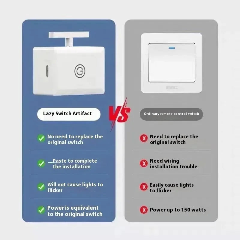 Wireless Control Light Switch Off Tool Automatic Button Pusher