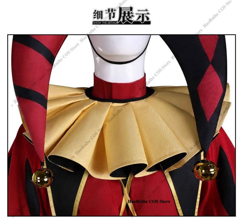 Hot The Freak Circus Pierrot Jester Harlequin Cosplay