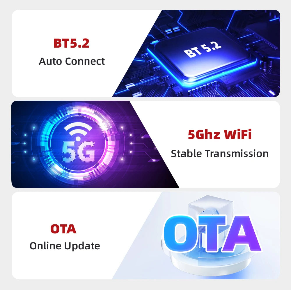 2in1 Wired To Wireless CarPlay Adapter Android Auto Dongle
