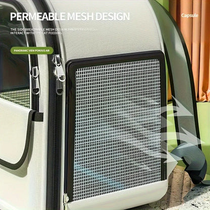 Pet Backpack Outdoor Transparent Capsule