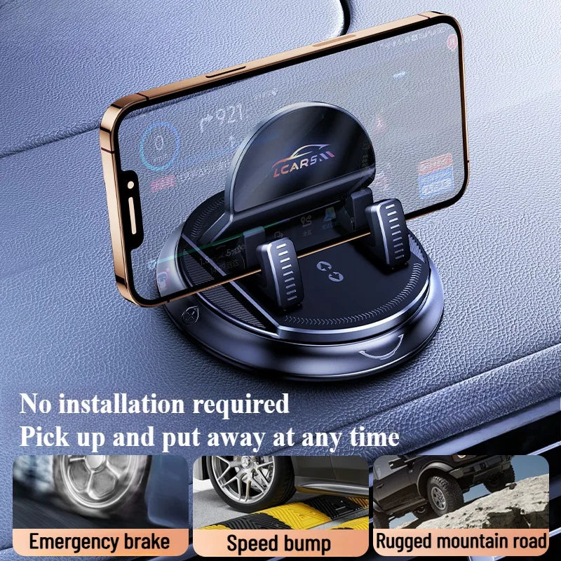 360 Degree Rotating Car Mobile Holder Sticky Suction Cup