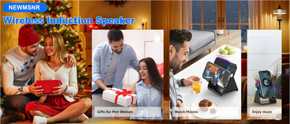 5 In 1 Auto-induction 5000mAh Wireless Induction Speaker