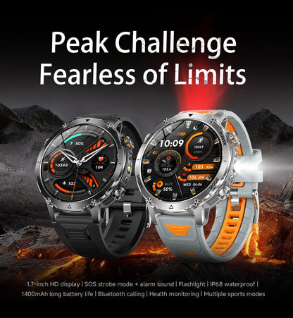 New TANK Ultra 1400mAh Battery Military Smart Watch