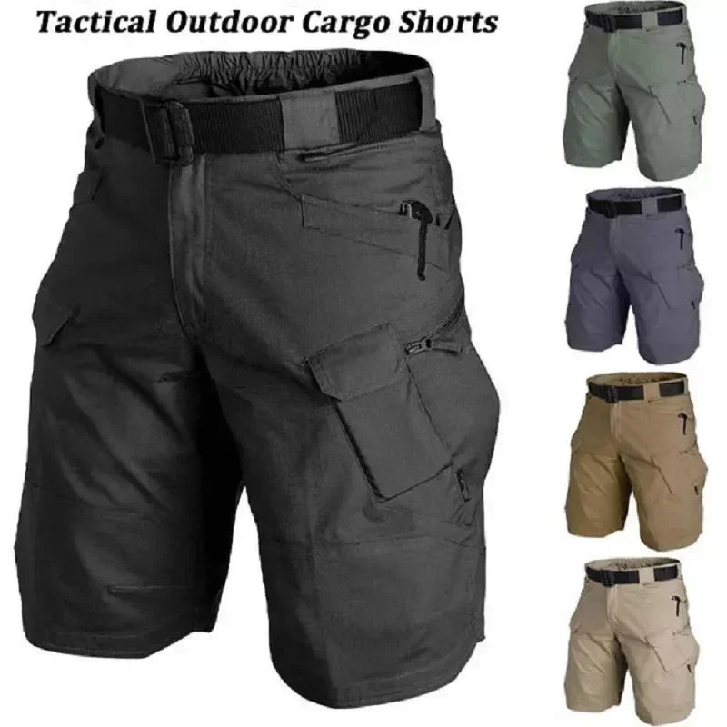 Summer Outdoor Tactical Cargo Shorts for Men - Waterproof