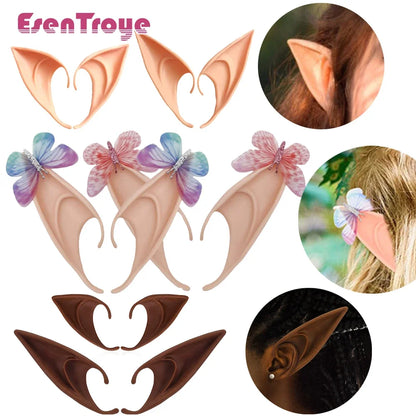 Latex Elf False Ears Fairy Angel Butterfly Ears