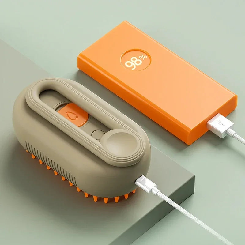 3 in 1 Pet Brush Cat Steam Brush Comb Dog Brush Electric Spray