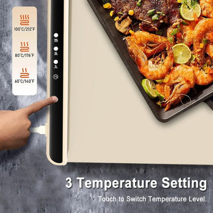 Foldable Food Warmer Electric Warming Tray Food