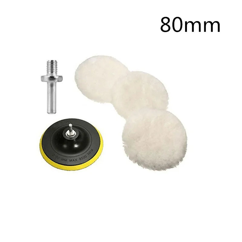 Universal Car Polish Pad Soft Wool Machine Waxing
