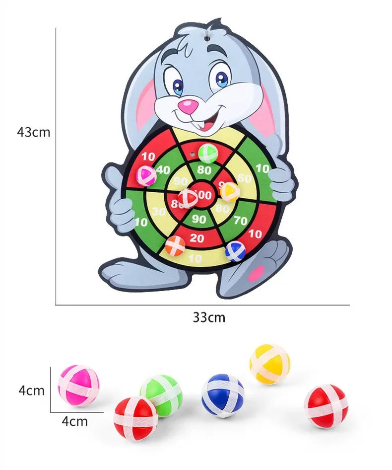 Educational Games Dart Board Baby Toy Stickey Ball Dart
