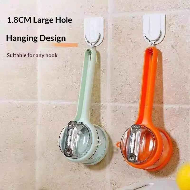 Storage‑Type Fruit Vegetable Peeler With Peel Container