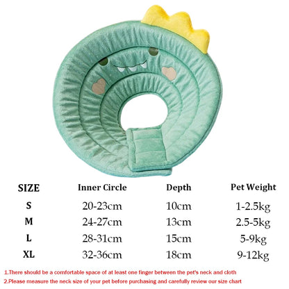 Soft Elizabeth Recovery Collar for Cats Dogs - Anti-Lick Bite Protection Cone