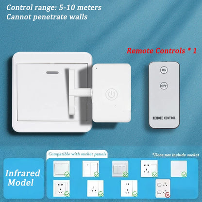 Wireless Control Light Switch Off Tool Automatic Button Pusher