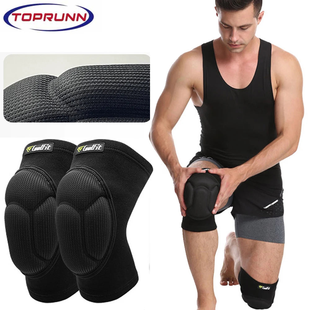 1Pair Thicked Football Volleyball Extreme Sports Ski Knee Pads