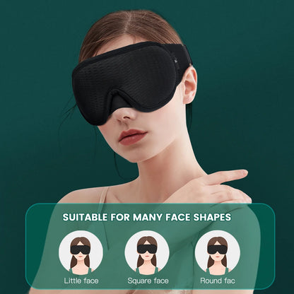3D Sleep Mask Blindfold Sleeping Aid Eyepatch Eye Cover Sleep Patches