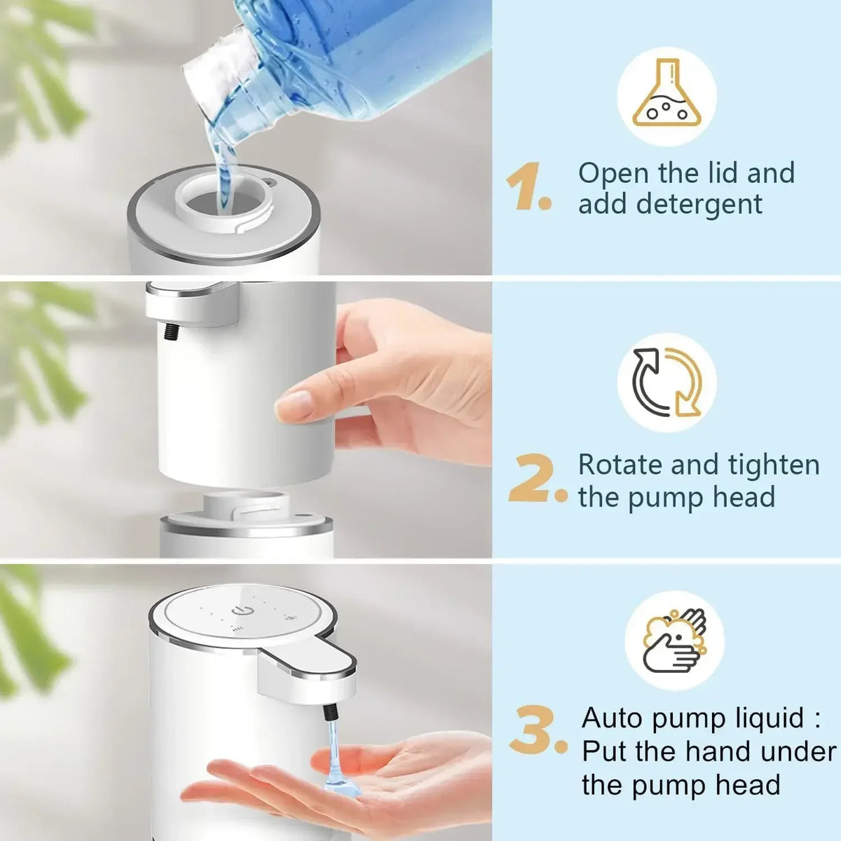 Automatic Liquid/Foma Soap Dispenser Touchless