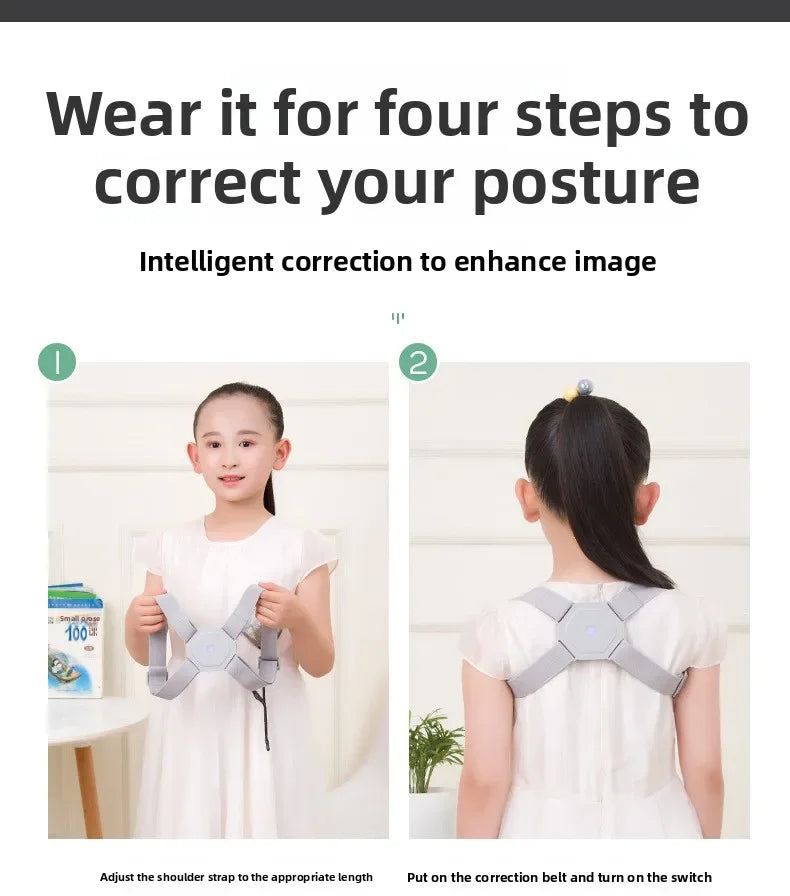 Adjustable Posture Corrector Smart Back Brace Vibration