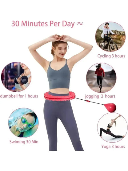 Weighted Sports Circle Hoops for Adults Weight Loss