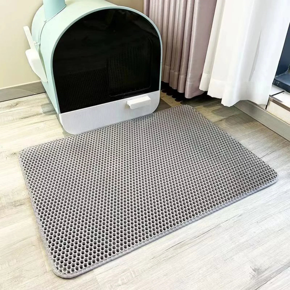 Extra Large Cat Litter Mat Heavy Duty Waterproof 2 Layer