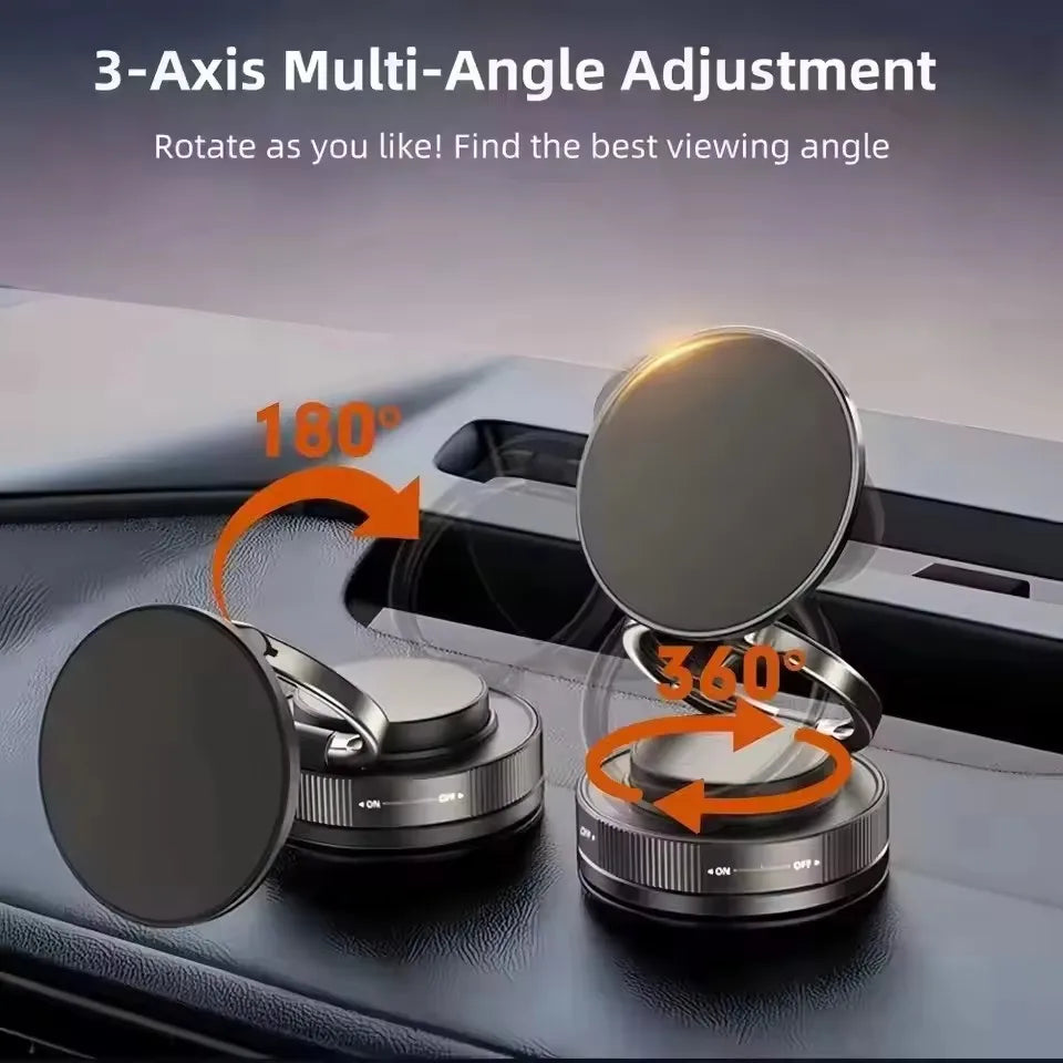 New Vacuum Magnetic Phone Holder for Car - Suction Cup