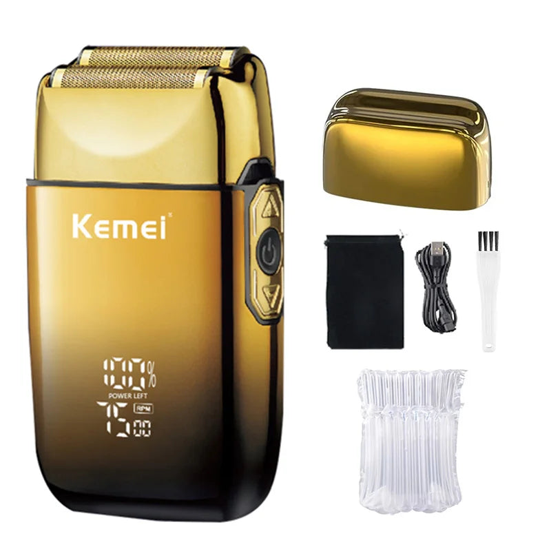 Kemei KM-TX10 USB Charging Electric Shaver For Men