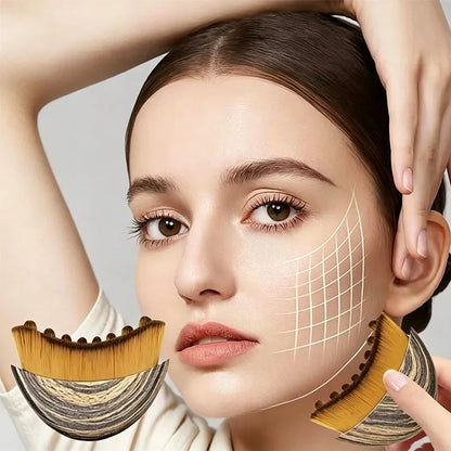 Lymphatic Contour Face Brush Ergonomically Designed