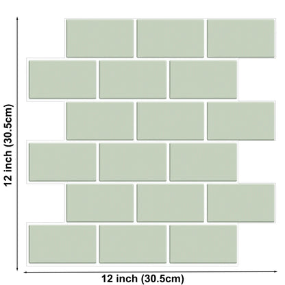 Subway Wall Stickers Peel and Stick 3d Brick Vinyl