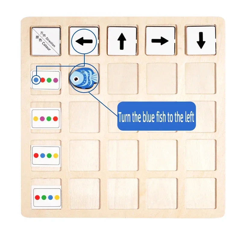Wooden Montessori Toys Children's Logical Thinking Training