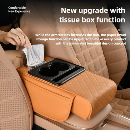 Car Armrest Box Thicken Height Pad Arm Rest Cushion