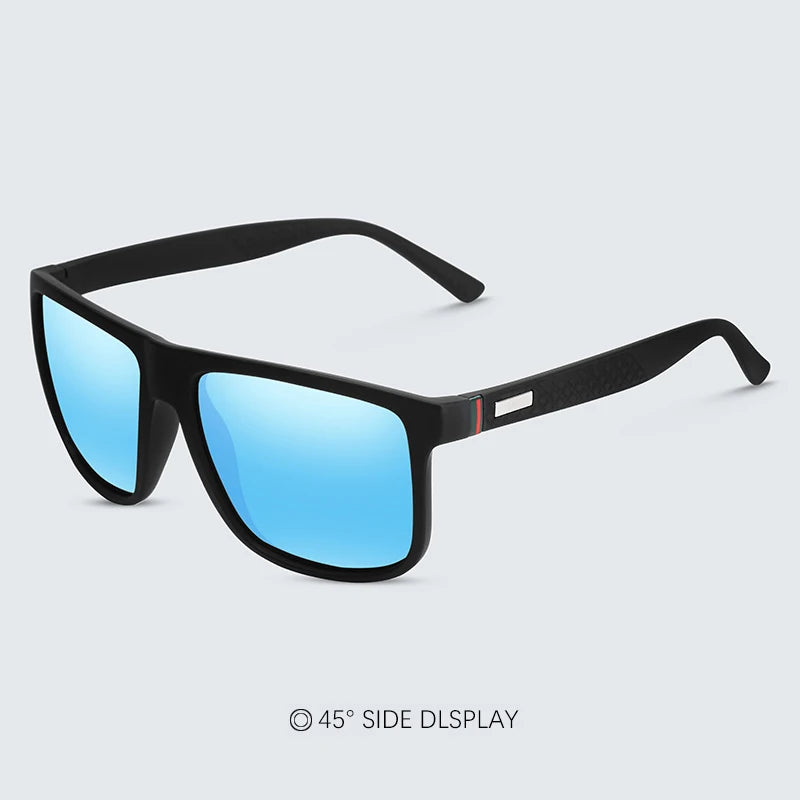 Brand Designer Men's Sun Glasses Vintage Square Sunglasses