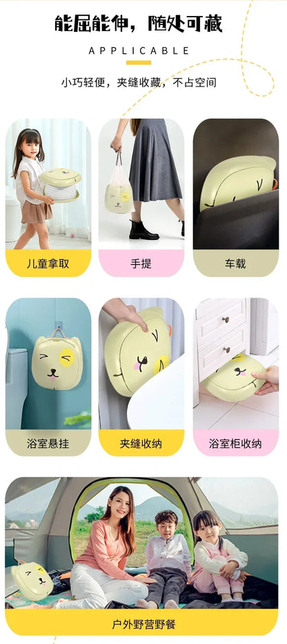 Portable Kid Boy Girl WC Toilet Seat Pot Kids Folding Toilet