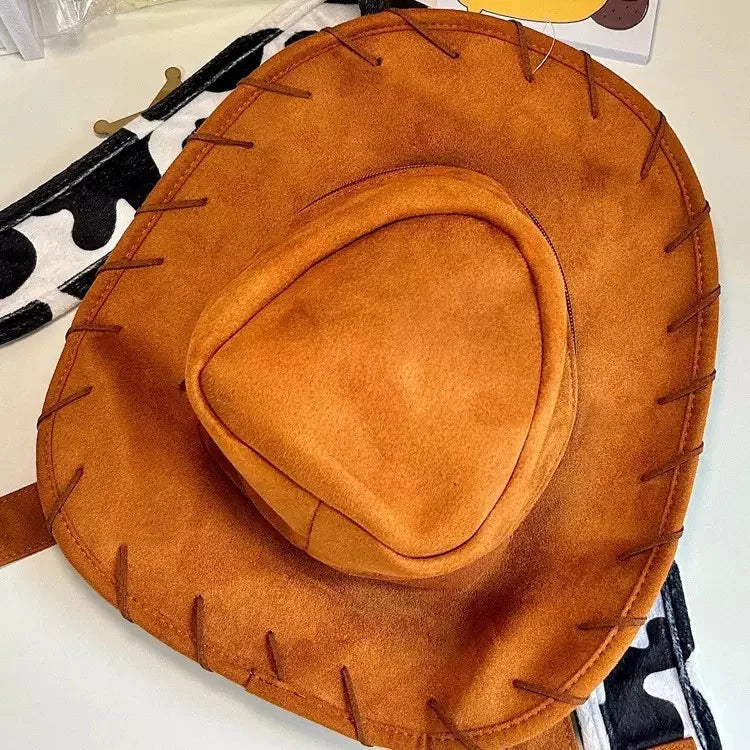 Cartoon Cowboy Hat Backpack Cute Fashion Creative Backpack