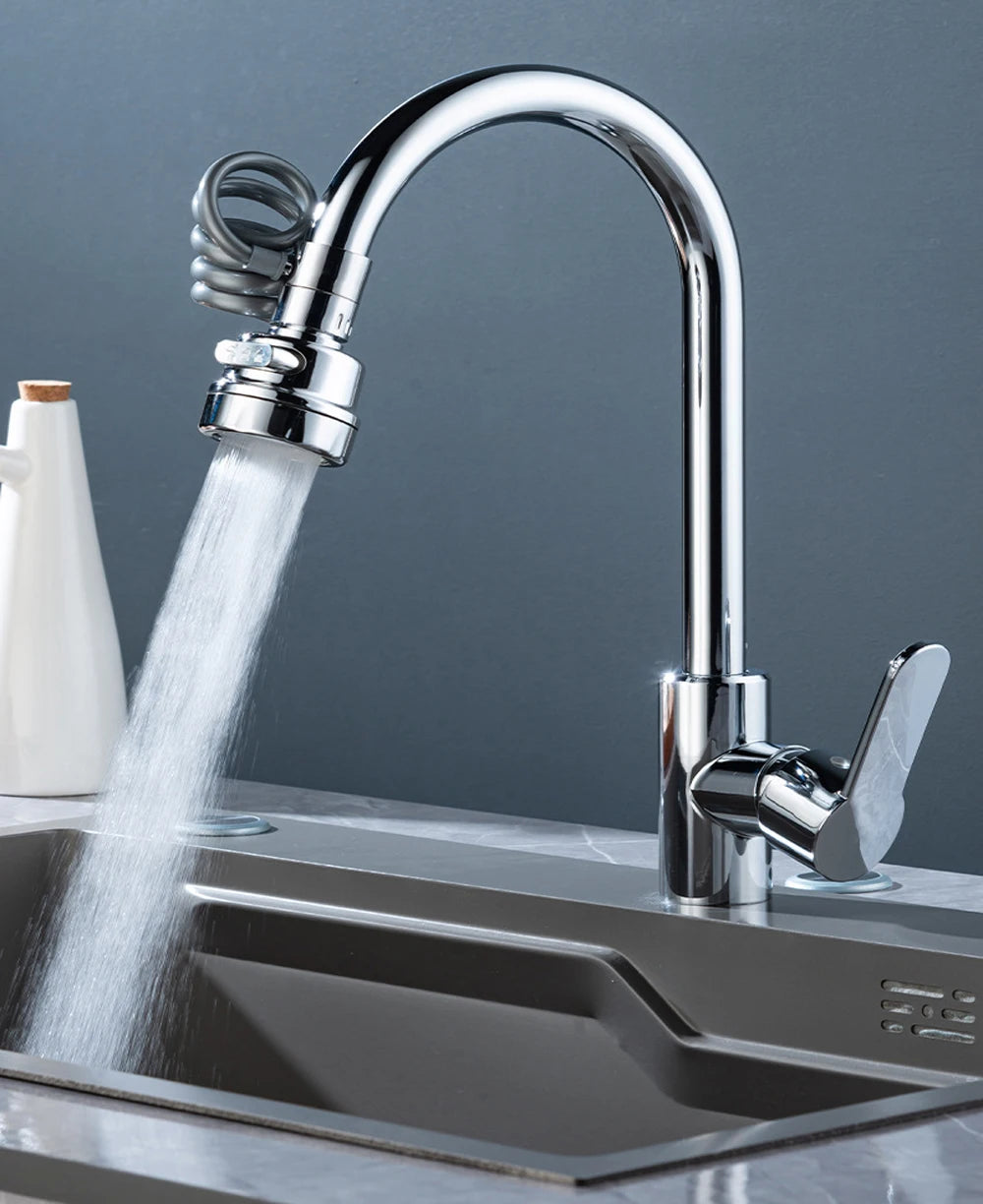 New 3 Modes Sink Faucet 360 Degree Rotation Filter Extension