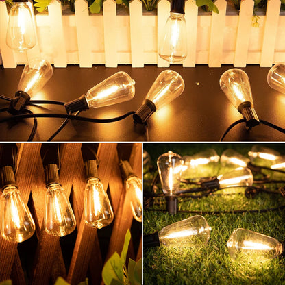Outdoor String Lights 110V/220V LED Patio Hanging Lights