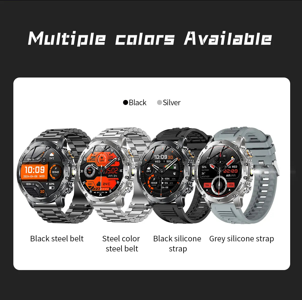 New Military T-Rex 3 Ultra 1000mAh Battery Smart Watch