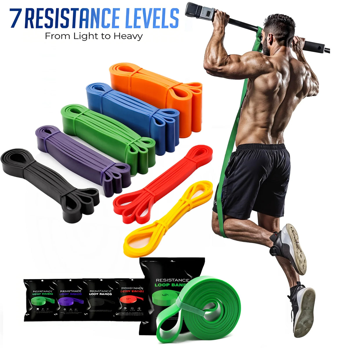 New Resistance Bands, Pull Up Assistance Bands