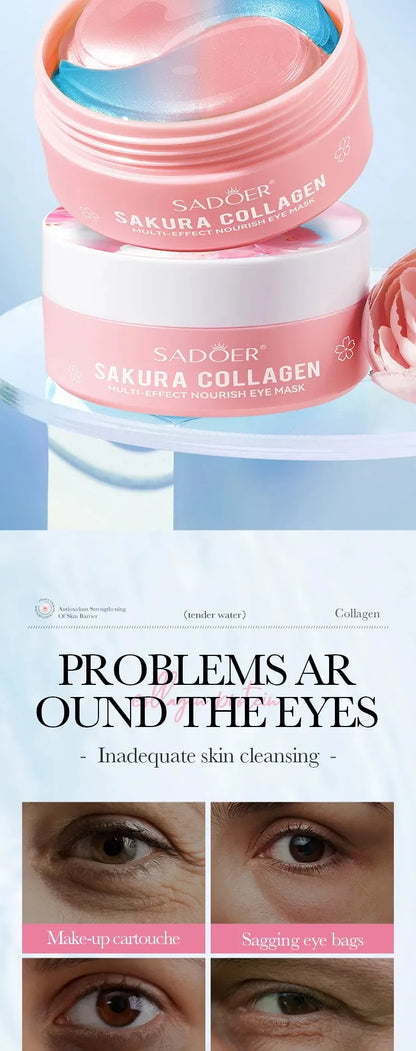 Sakura Collagen Eye Mask Anti Dark Circles Moisturizing