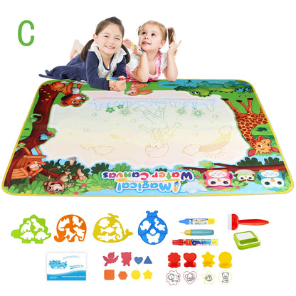 Magic Water Drawing Mat Coloring Doodle Painting Board