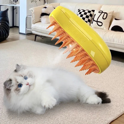 3 in 1 Pet Brush Cat Steam Brush Comb Dog Brush Electric Spray