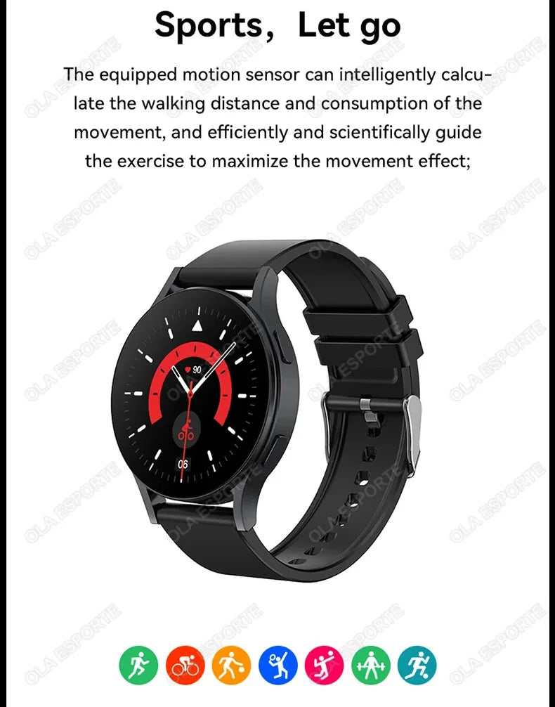 Women Bluetooth Call Smart Watch HeartRate Blood Pressure