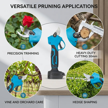 18V Cordless Electric Pruning Shears Brushless Secateurs