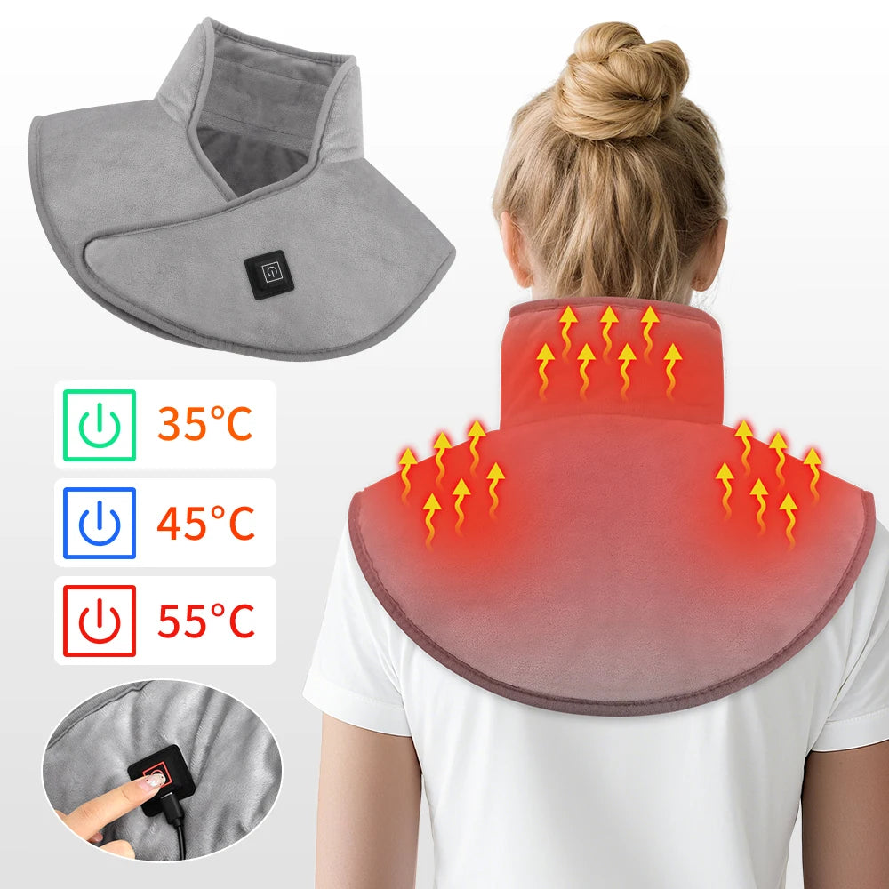 USB Heated Back Wrap Electric Heating Shoulder Neck Pad